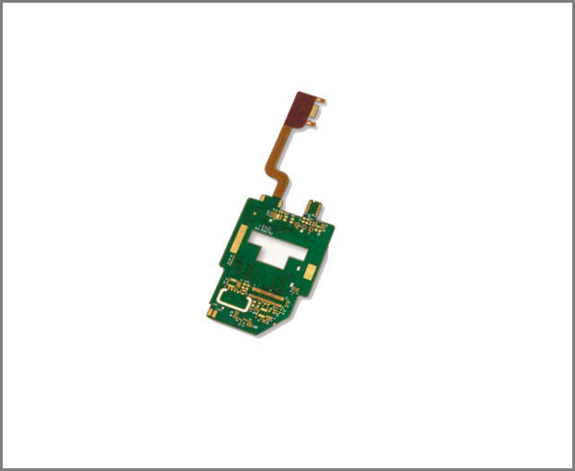 PCB Flex 4 Lapis Kustom Sirkuit Flex Frekuensi Tinggi PCB Aluminium BT Hard Gold Plating UL