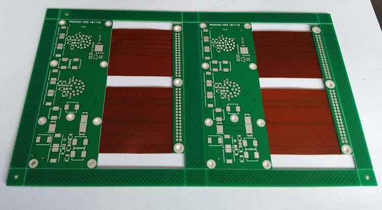 1/2Oz Polyimide Flexible Pcb Fabrication Board Bahan PI Putih Kuning Soldermask Resistor