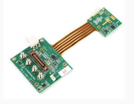 1/2Oz Polyimide Flexible Pcb Fabrication Board Bahan PI Putih Kuning Soldermask Resistor