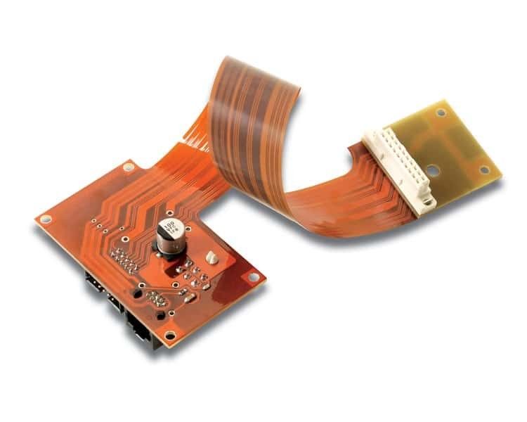 Rigid-Flex PCB Bare Board dengan Sertifikasi UL untuk EV dan Impedance Control dalam warna Black Silkscreen