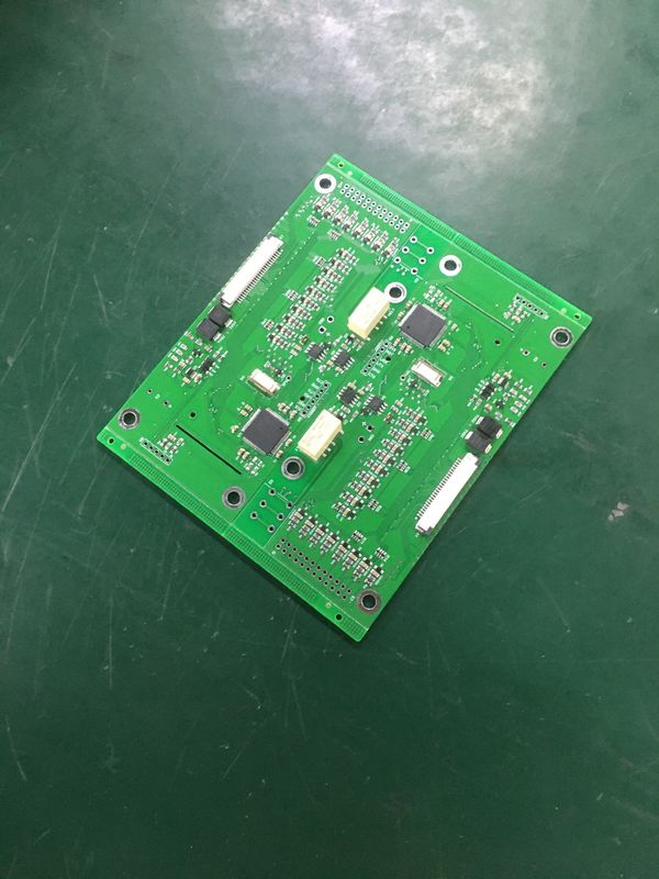 2 Lapis 2.4mm Tembaga Berat 4OZ PCB Papan Kosong Perlindungan Daya dengan HASL Bebas Timbal FR4