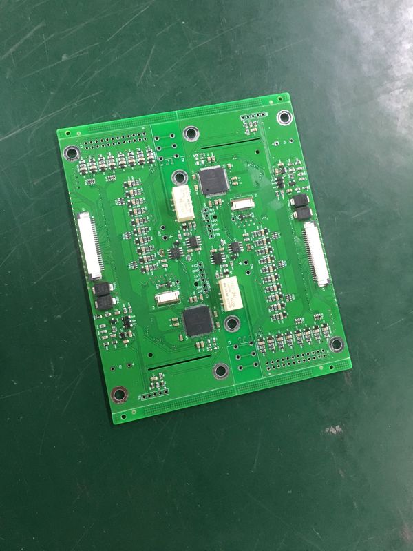 2 Lapis 2.4mm Tembaga Berat 4OZ PCB Papan Kosong Perlindungan Daya dengan HASL Bebas Timbal FR4
