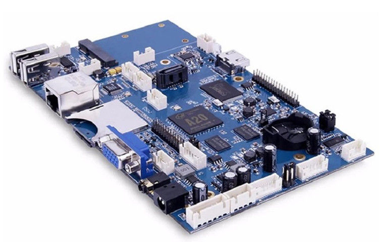 Perak Imersi Perakitan Pcb 2-20 Lapis 2 Sisi PCBA Energi Baru HASL ENIG OSP 6.0mm