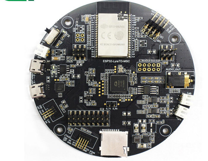 New Energy Automotive PCB Assembly FR-4 Emas Bahan Biru Hitam Hijau Merah Soldermask