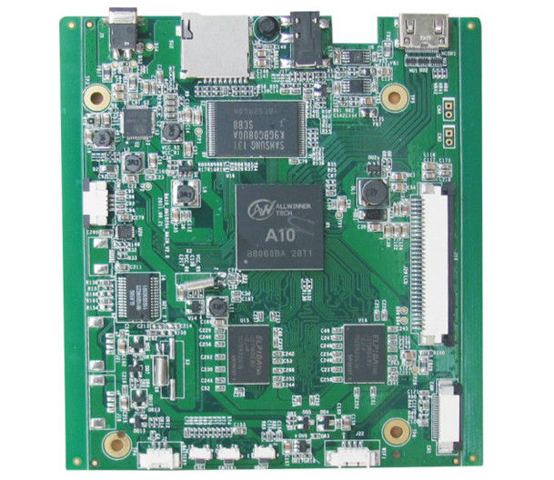 Perakitan Pcba Bga Silkscreen Hitam Smt Papan Pcb FR-4 ROHS UL ISO9001 2015