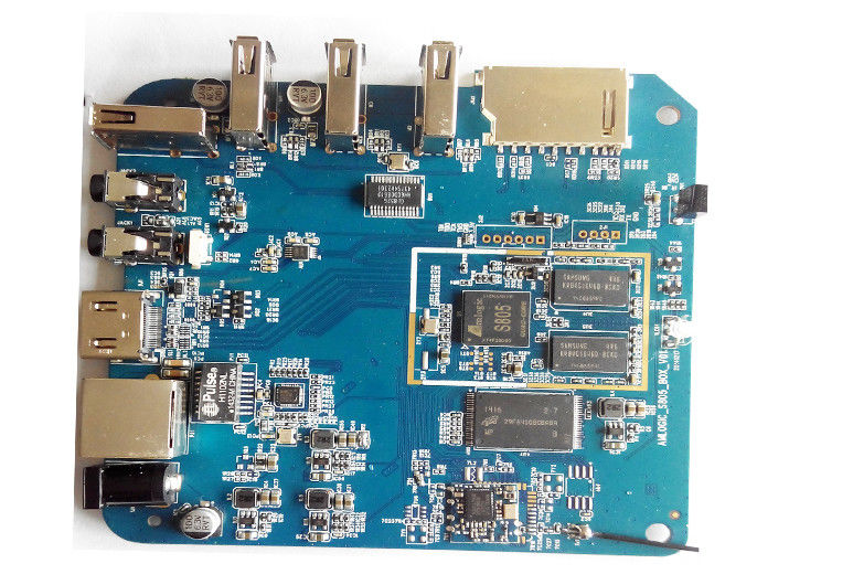 Perakitan PCB Jumlah Kecil 1.6mm Industri Medis Majelis Papan Sirkuit Cetak Multilapis ROHS