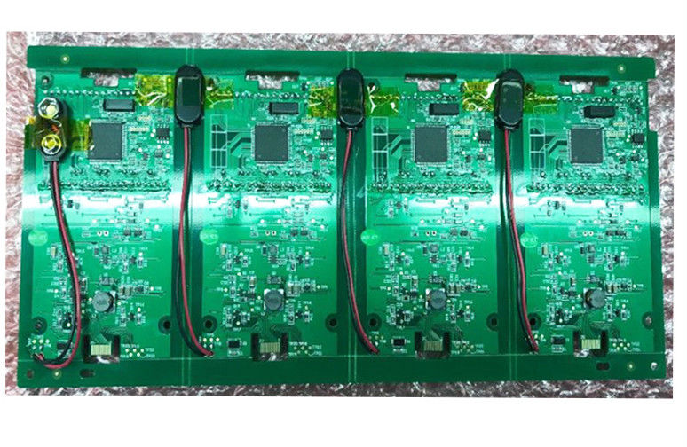 Perakitan PCB Jalur Kecil Papan Sirkuit Cetak Otomotif 0.5mm 6 Lapis Bersertifikasi ROHS UL