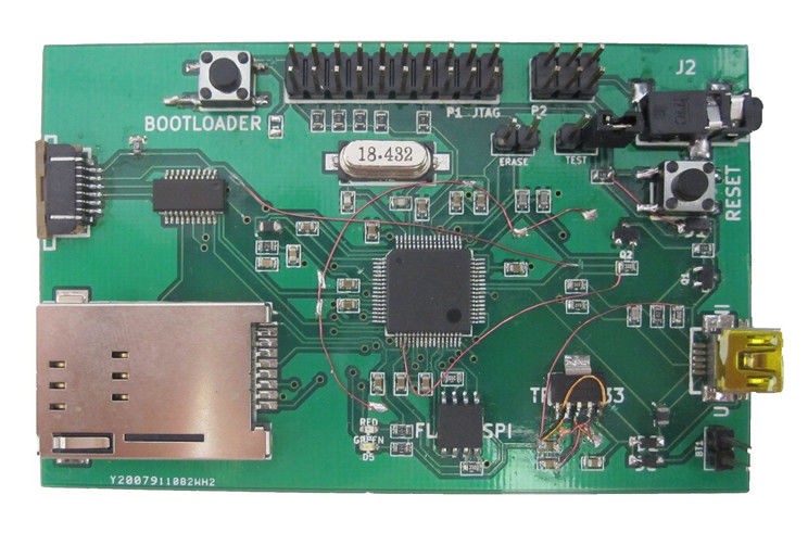 2 Atau 3 0.10mm Perakitan Papan Sirkuit Cetak Putaran Cepat Prototipe 8-Lapis Kelas IPC