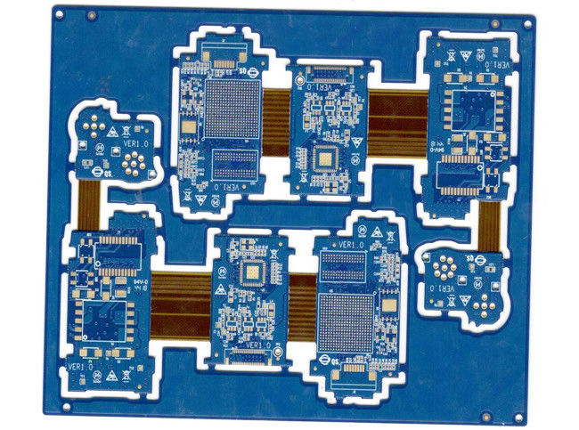 Perusahaan Perakitan PCB Elektronik Silver 1-30L Kontrol Impedansi 100 Ohm Proses PCBA Kaku Fleksibel