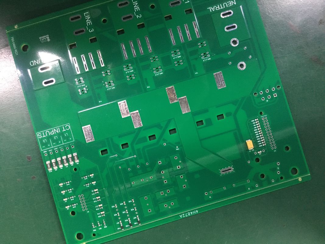 Fabrikasi PCB Bersertifikasi ROHS dengan Tembaga Berat hingga 20oz dan Ketebalan 0.4mm-3mm