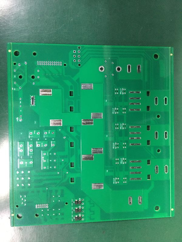 Fabrikasi PCB Bersertifikasi ROHS dengan Tembaga Berat hingga 20oz dan Ketebalan 0.4mm-3mm