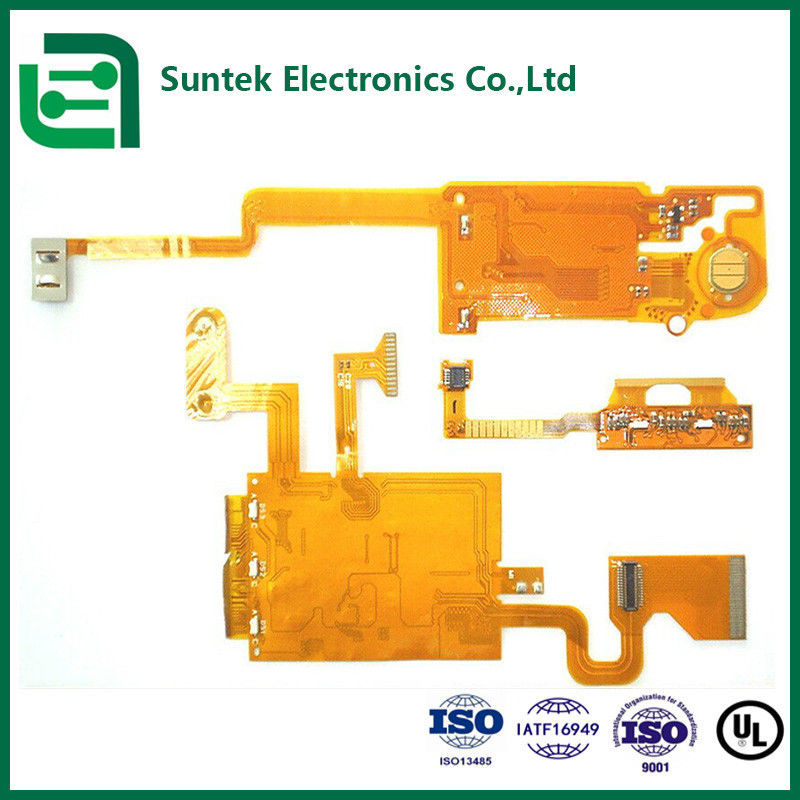 Custom FPC Assembly Untuk Pengujian PCB Fleksibel Tegangan 10-300V Toleransi Ketebalan Papan /-0.13mm 5mil