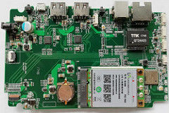Perhimpunan PCB Modul Bluetooth yang disesuaikan dengan Soldermask Biru yang diproduksi di Cabmodia dan Tidak Ada Tarif Amerika