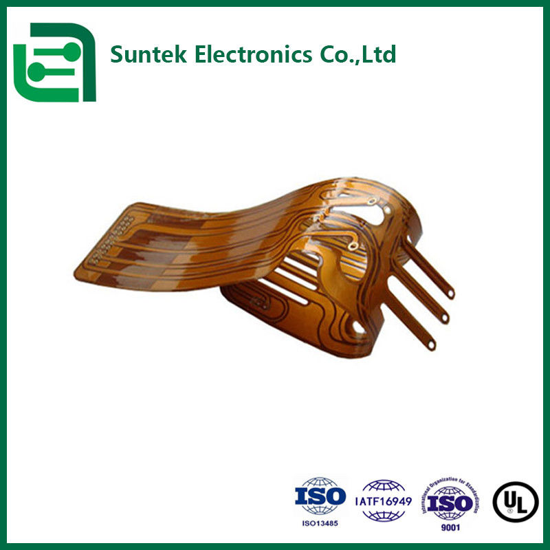 China / Kamboja Suntek Custom FPC Circuit Board Fleksibel PCBA dengan Lubang Diameter H /-0.05mm 2mil