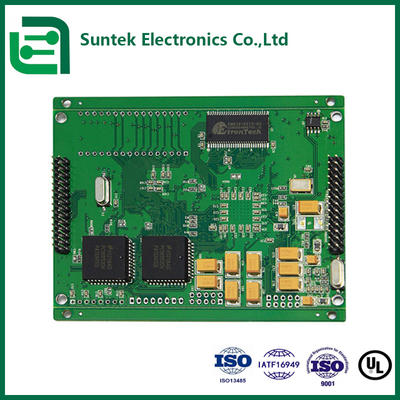 Perakitan PCB PCBA 1-6 Lapis dengan Topeng Solder Hijau dan Ketebalan Papan Maksimum 8.0mm