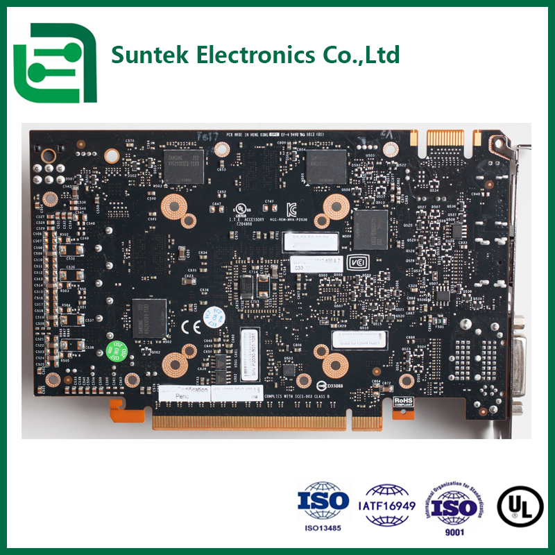 HDI Board dengan 0,5-8OZ Max Copper Thickness 0201 Min paket PCBA produsen di Cina dan Kamboja