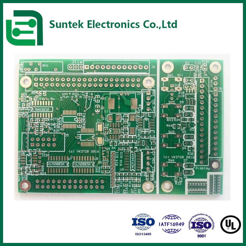 OEM / ODM ENIG Multilayer Aluminium PCB Assembly RoHS Compliant 100% E-Test AOI Test