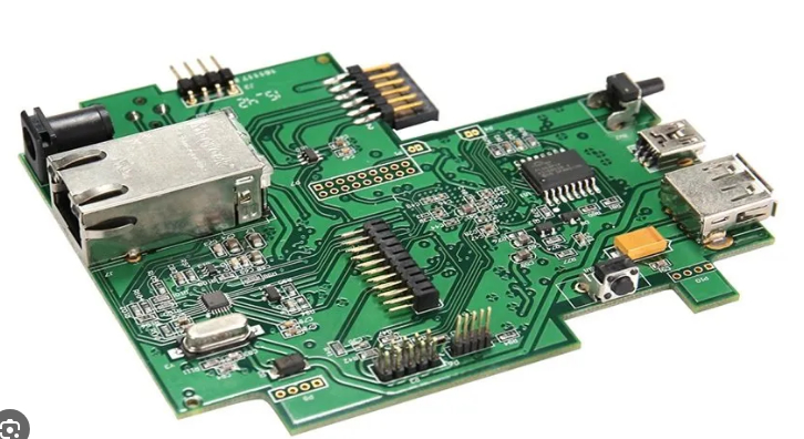 Papan Sirkuit PCBA Elektronik Sutra Hijau Perakitan PCB Turnkey Produsen ENIG 2U Emas Imersi IPC Kelas II/III