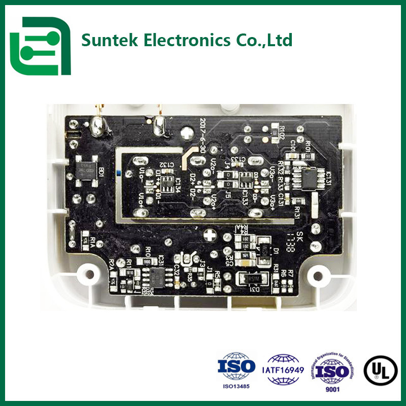 Perakitan PCB FR4 Multi-lapis ENIG HASL RoHS Standar IPC-A-610 dengan AOI 100% untuk PCBA Industri