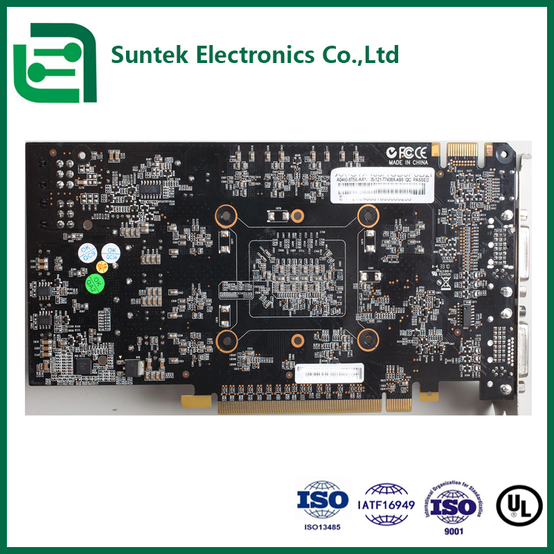Perakitan PCB FR4 Multi-lapis ENIG HASL RoHS Standar IPC-A-610 dengan AOI 100% untuk PCBA Industri