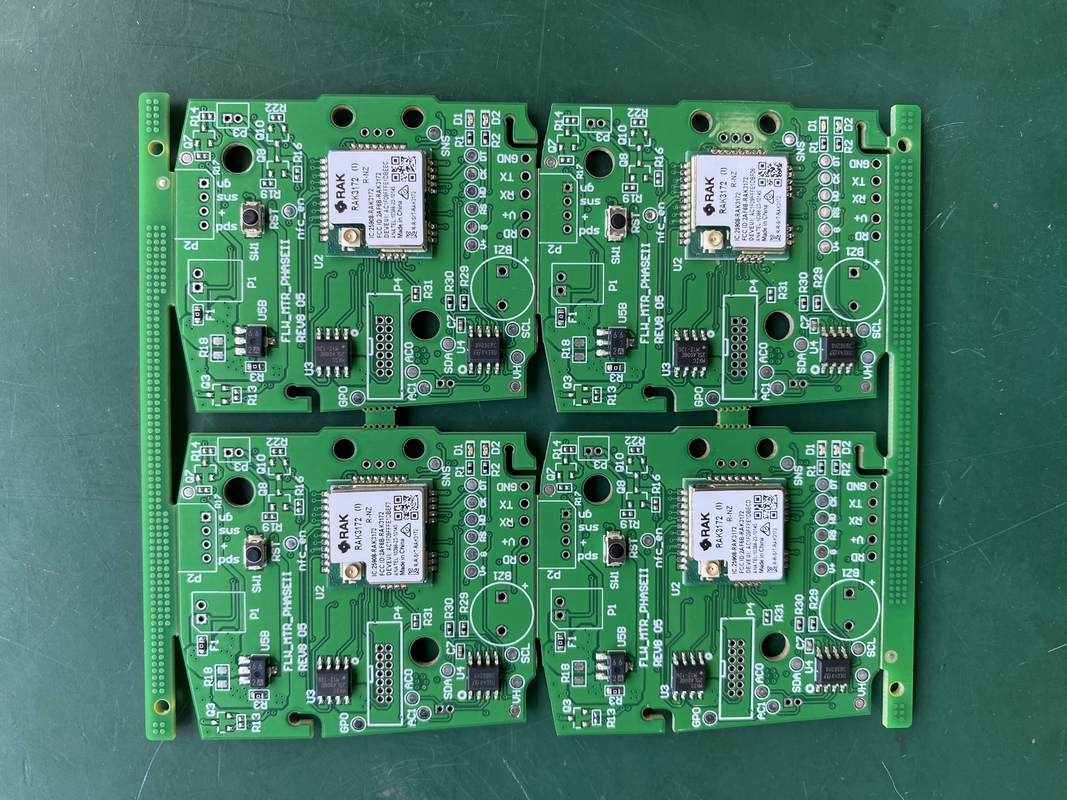 White Solder Mask Power Protection PCB Assembly dengan Ketebalan 1,6mm dan Sertifikasi Rohs