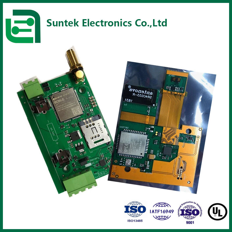 Quick Turn PCB Assembly with 0.10mm Minimum Hole Diameter and 5 Layer Count ISO9001:2015 Certified