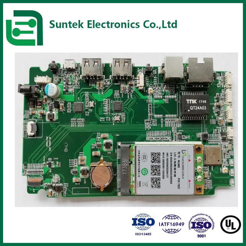 ISO13485 ISO9001 Sertifikasi 1L-32L Lapisan Perhimpunan PCB SMT Densitas Tinggi untuk Aplikasi Medis dan Industri