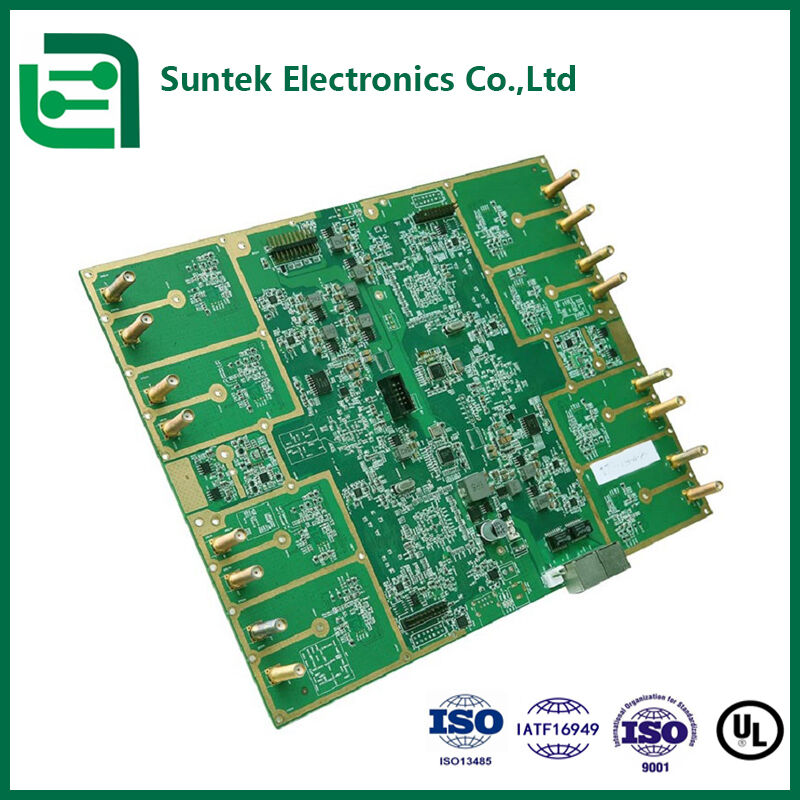 ISO13485 ISO9001 Sertifikasi 1L-32L Lapisan Perhimpunan PCB SMT Densitas Tinggi untuk Aplikasi Medis dan Industri