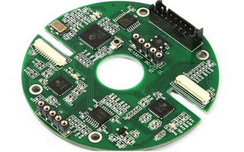 Perakitan PCB 8 Lapis dengan Kualitas IPC Kelas 2 atau 3 dan Diameter Lubang Minimum 0,10 mm