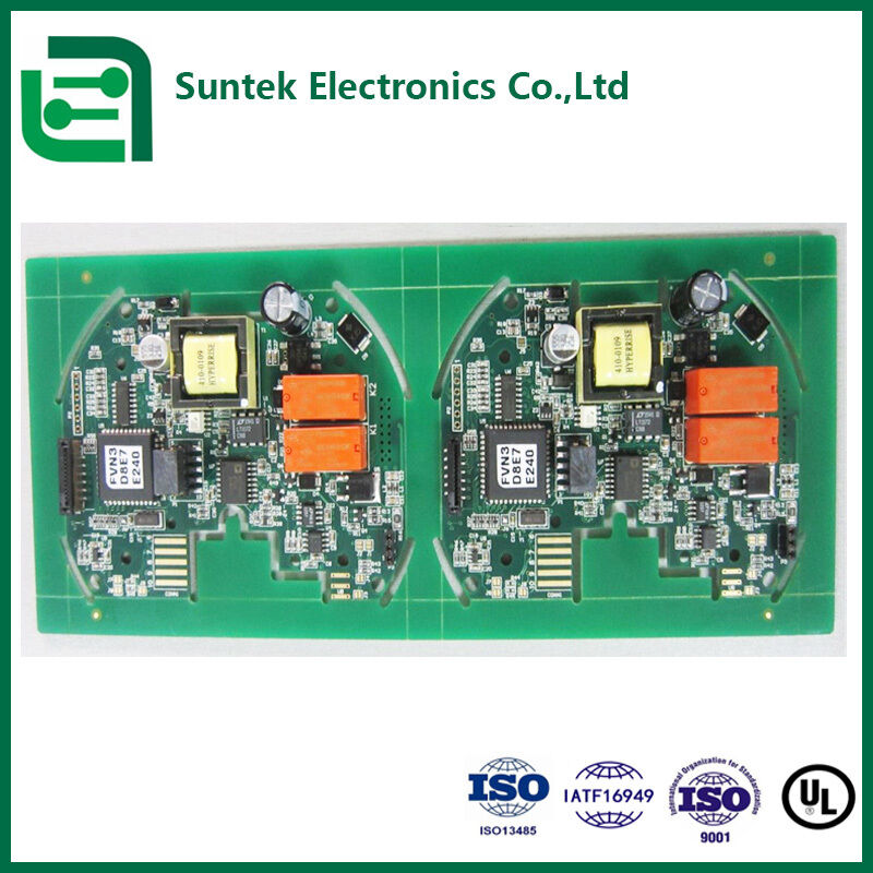 Quick Turn ISO9001 Certified Multilayer PCB Assembly dengan SMT 0201 dan BGA Komponen Manufaktur