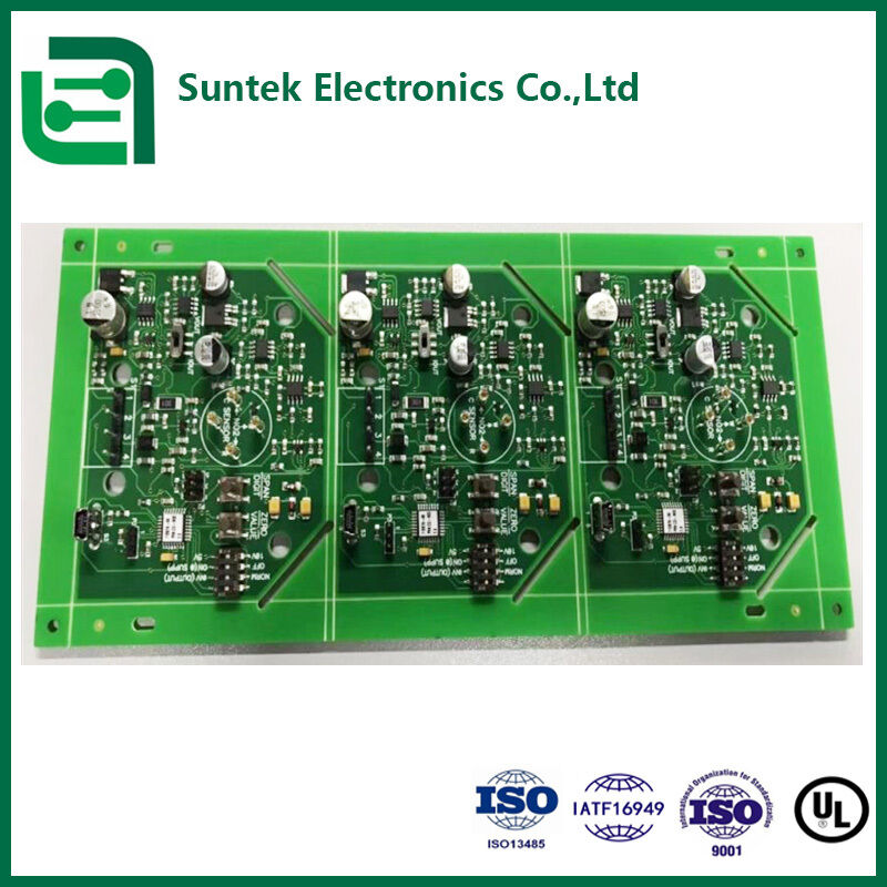 Quick Turn ISO9001 Certified Multilayer PCB Assembly dengan SMT 0201 dan BGA Komponen Manufaktur