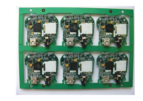 Quick Turn Pcb Assembly Kontrak Produsen Green Silk Dengan ENIG 2U Permukaan RoHS