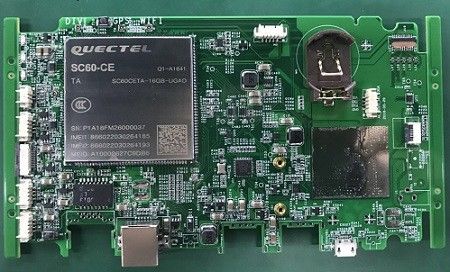 Gold Detector Turnkey PCB Assembly dengan Ball Grid Assembly hingga 1200 * 400mm Ukuran