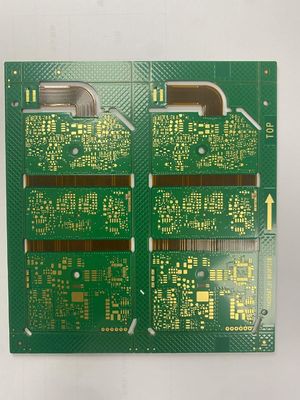 Rigid-Flex PCB Board dengan Hard Plating Surface Finish dan Immersion Gold Process