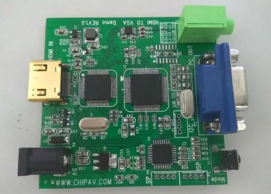 Papan PCB Kustom Tembaga 2OZ Ketebalan 1.8mm Dengan Lapisan Maks 6L