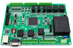 Ketebalan 1.6mm FR4 TG150 Perakitan PCBA Otomotif PCB Kaku dengan Konektor TE