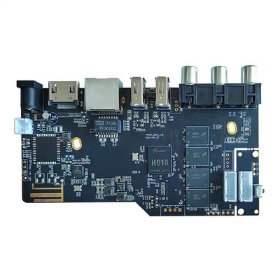 ENIG/OSP/HASL Surface Finish 8L PCB Assembly dengan bahan dasar bebas halogen dan X-Ray AOI