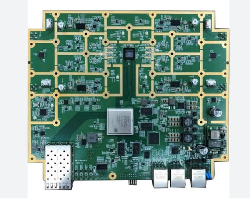 ENIG/OSP/HASL Surface Finish 6L PCB Assembly di Cina dan Combadia dengan bahan dasar bebas halogen dan X-Ray AOI