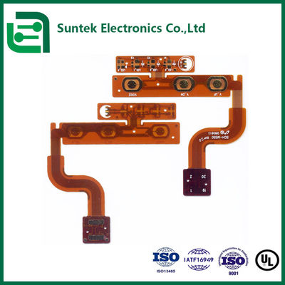 China / Kamboja Suntek Custom FPC Circuit Board Fleksibel PCBA dengan Lubang Diameter H /-0.05mm 2mil
