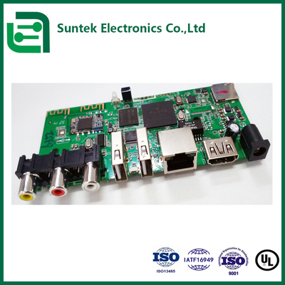 New Energy Vehicle PCB Assembly 4mil Trace 6oz Tembaga ENIG Finish