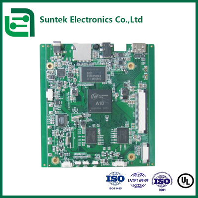 High TG FR4 Industrial PCB Assembly 1L-32L dengan 0.3OZ-10OZ Tembaga