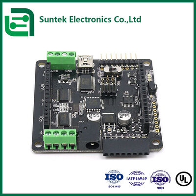 RoHS Compliant EMS PCBA dan PCB Assembly dengan lapisan 1L-32L dan bahan FR4